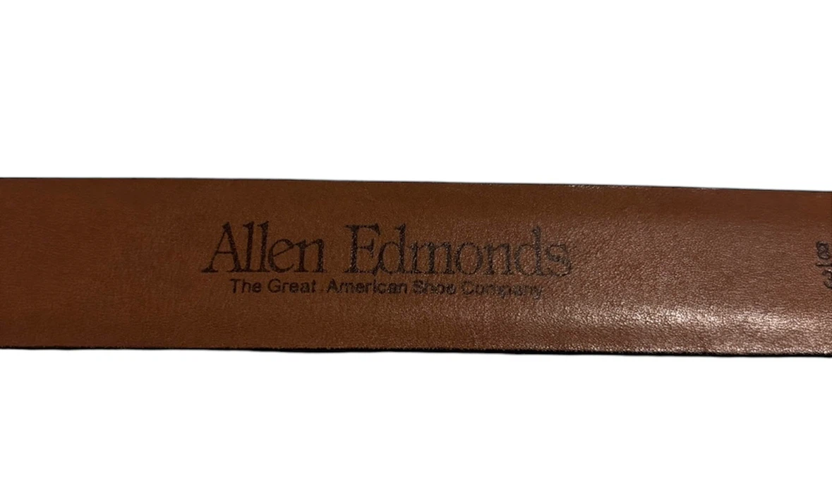 Allen Edmonds Black Leather Belt - photo 3