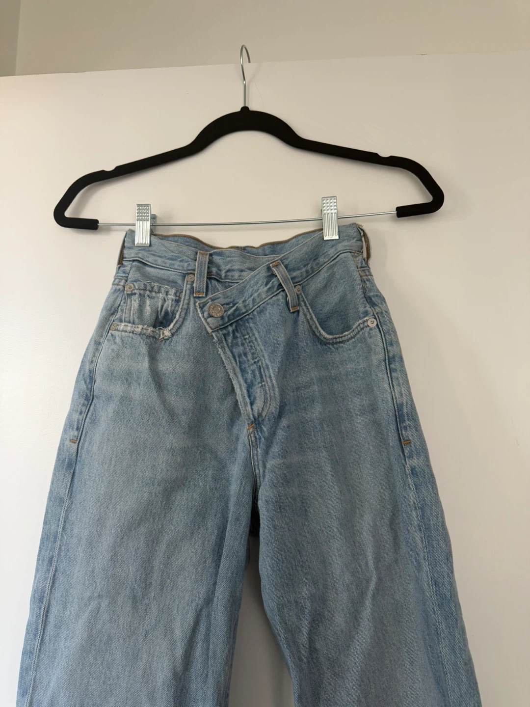 AGOLDE Crisscross Denim Jeans - photo 2