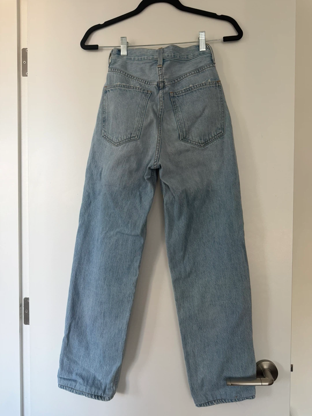 AGOLDE Crisscross Denim Jeans - photo 3