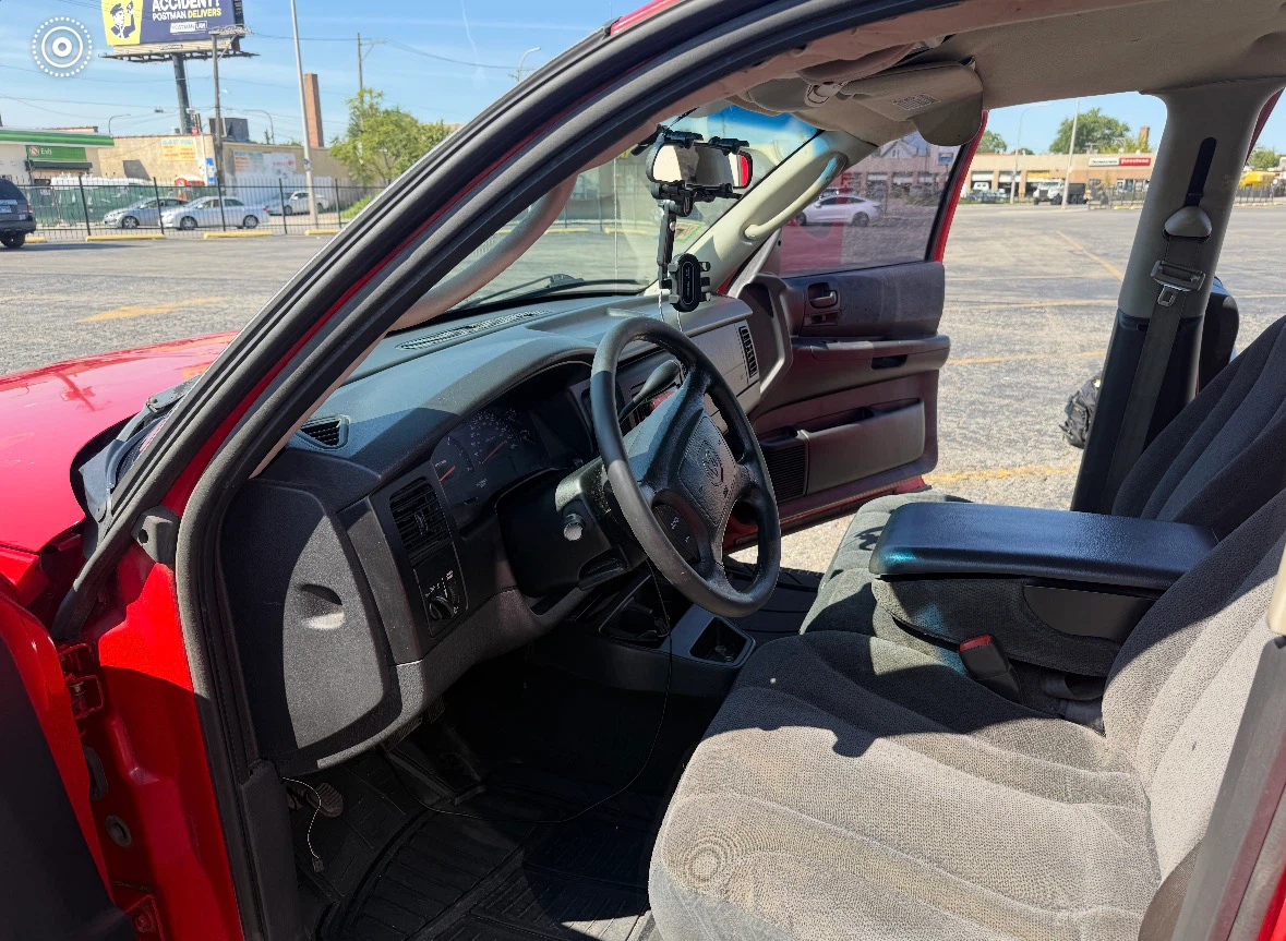 Red Dodge Dakota Pickup Truck RWD