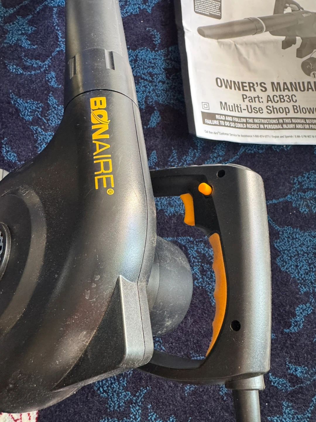 Bonaire Multi-Use Electric Shop Blower 138 MPH 120V - photo 3