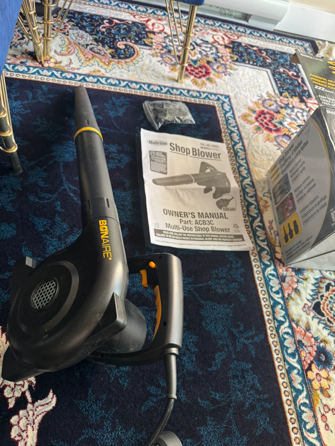 Bonaire Multi-Use Electric Shop Blower 138 MPH 120V - photo 4