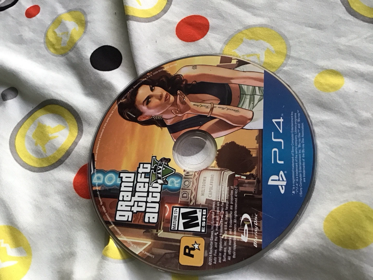 Grand Theft Auto V PS4 Game with No Case