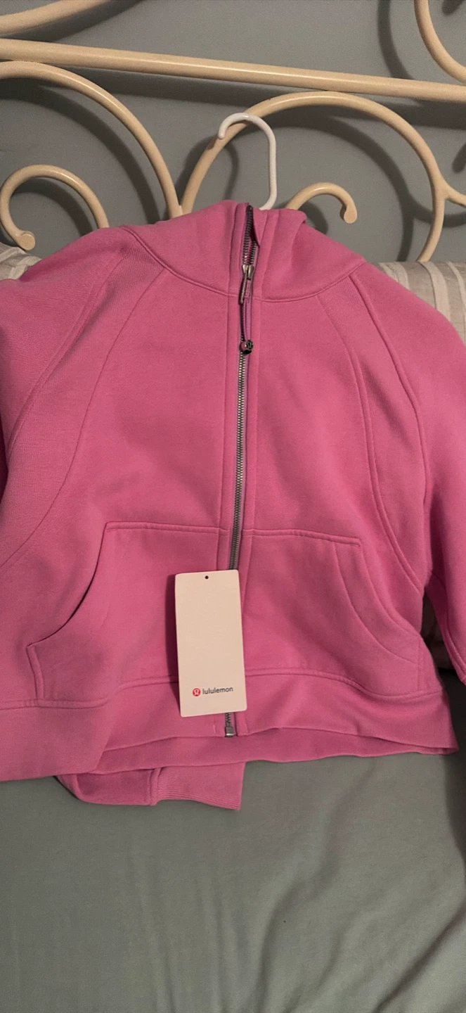 Lululemon scuba size Xs/s dahlia mauve full zip still have tags