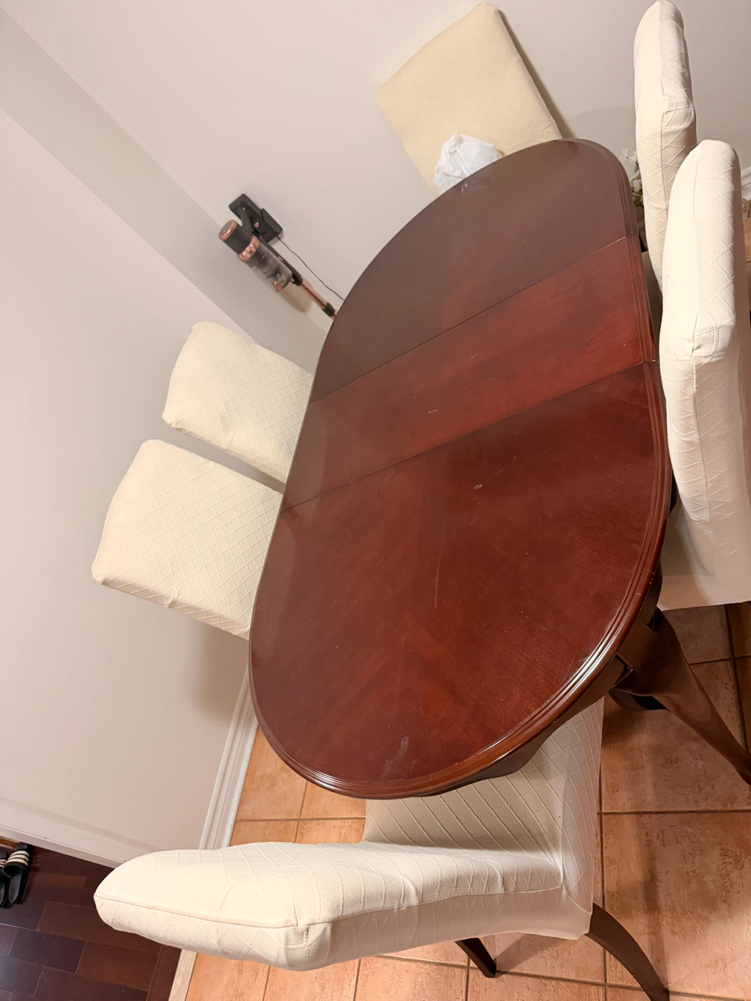 6-Piece Brown Dining Table & Chair Set