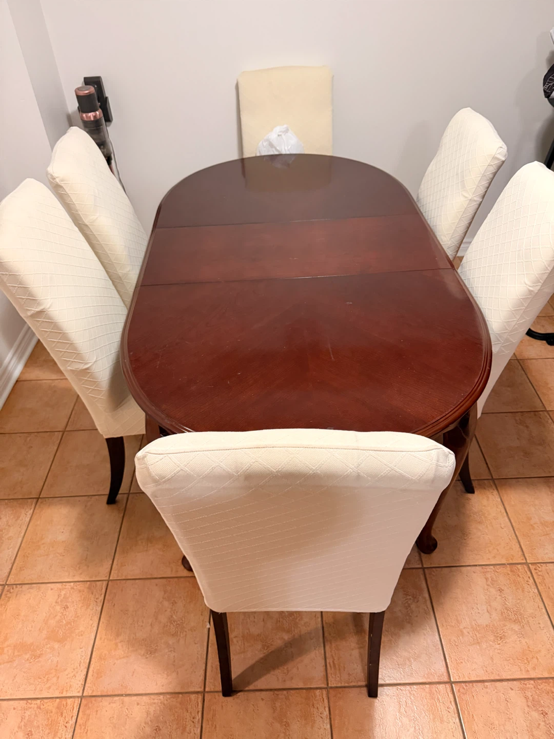 6-Piece Brown Dining Table & Chair Set - photo 2