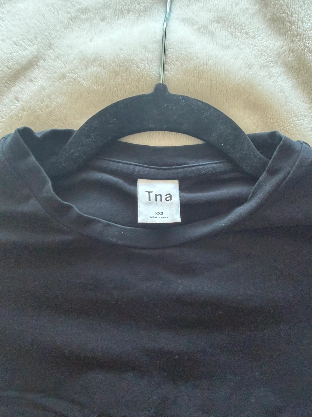 Tna Black Cropped T-Shirt - photo 3