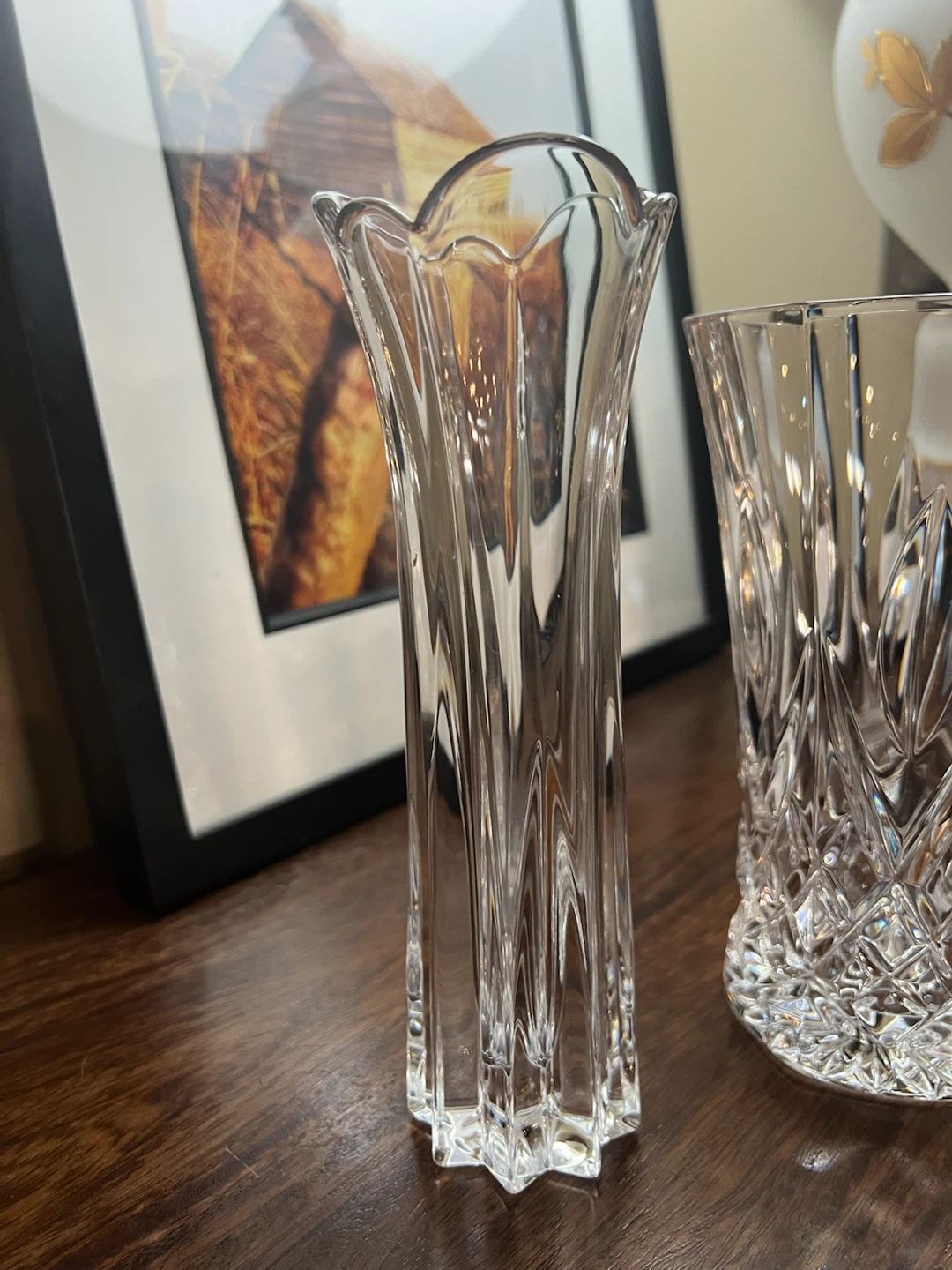 Vintage Crystal Glass Vases - photo 2
