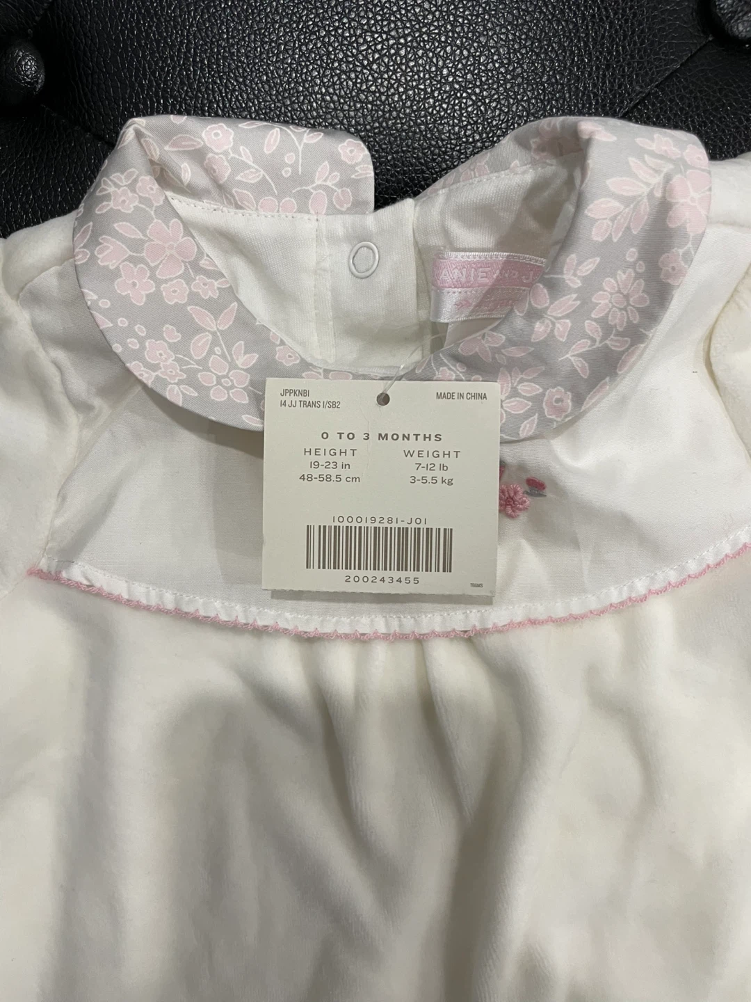 Janie and Jack Baby Sleepsuit 0-3 Months - photo 2
