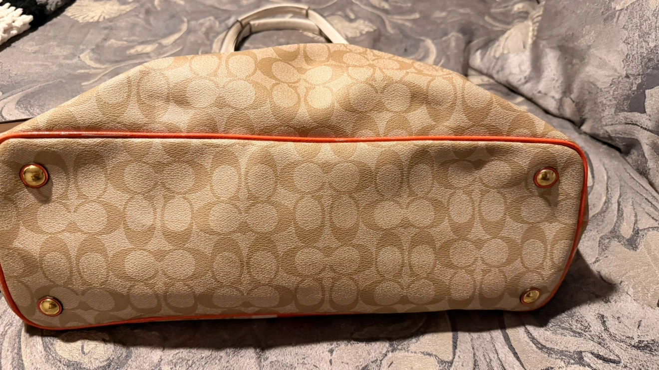 Coach Signature Striped Tote Bag - photo 4