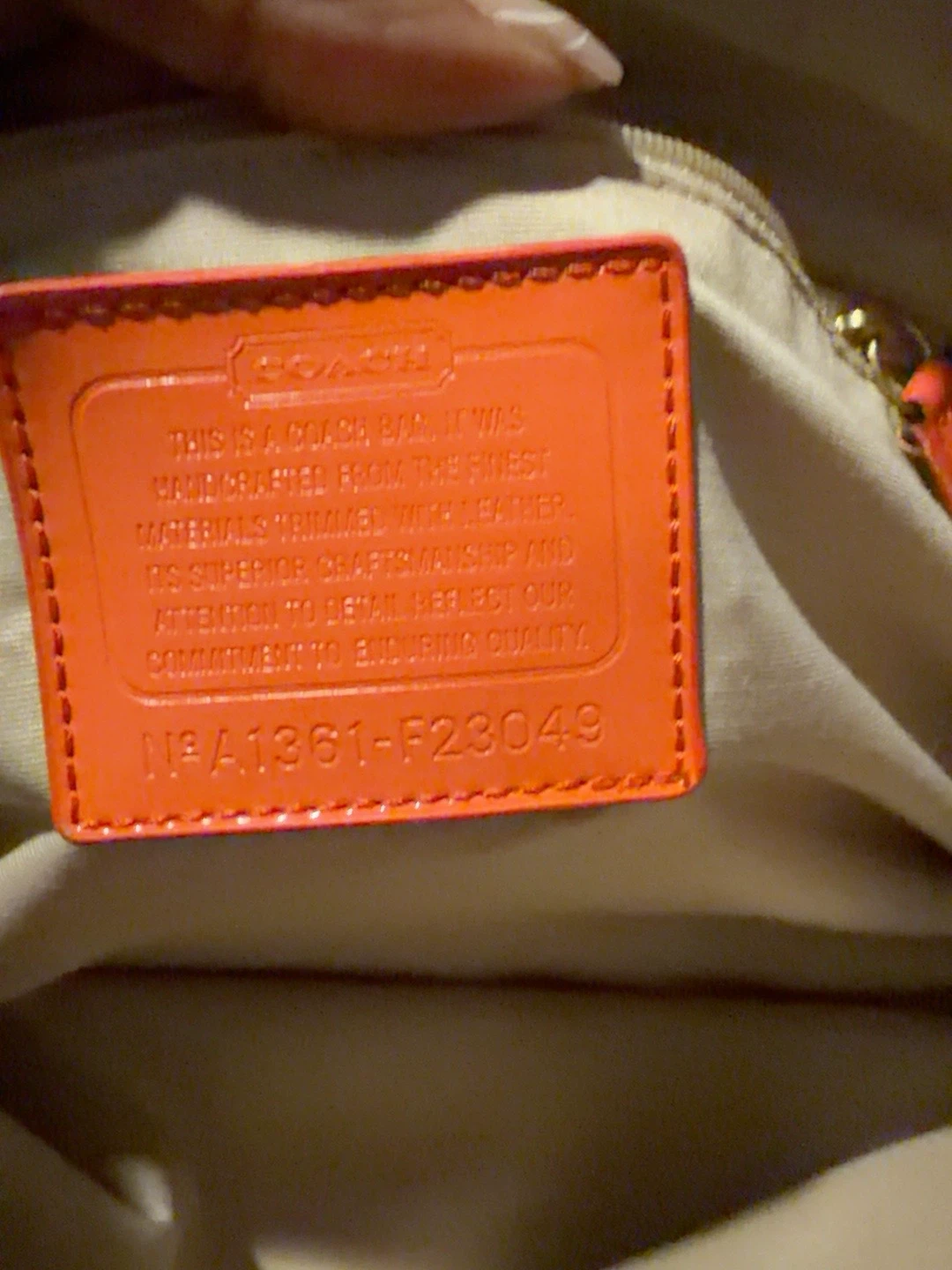 Coach Signature Striped Tote Bag - photo 5