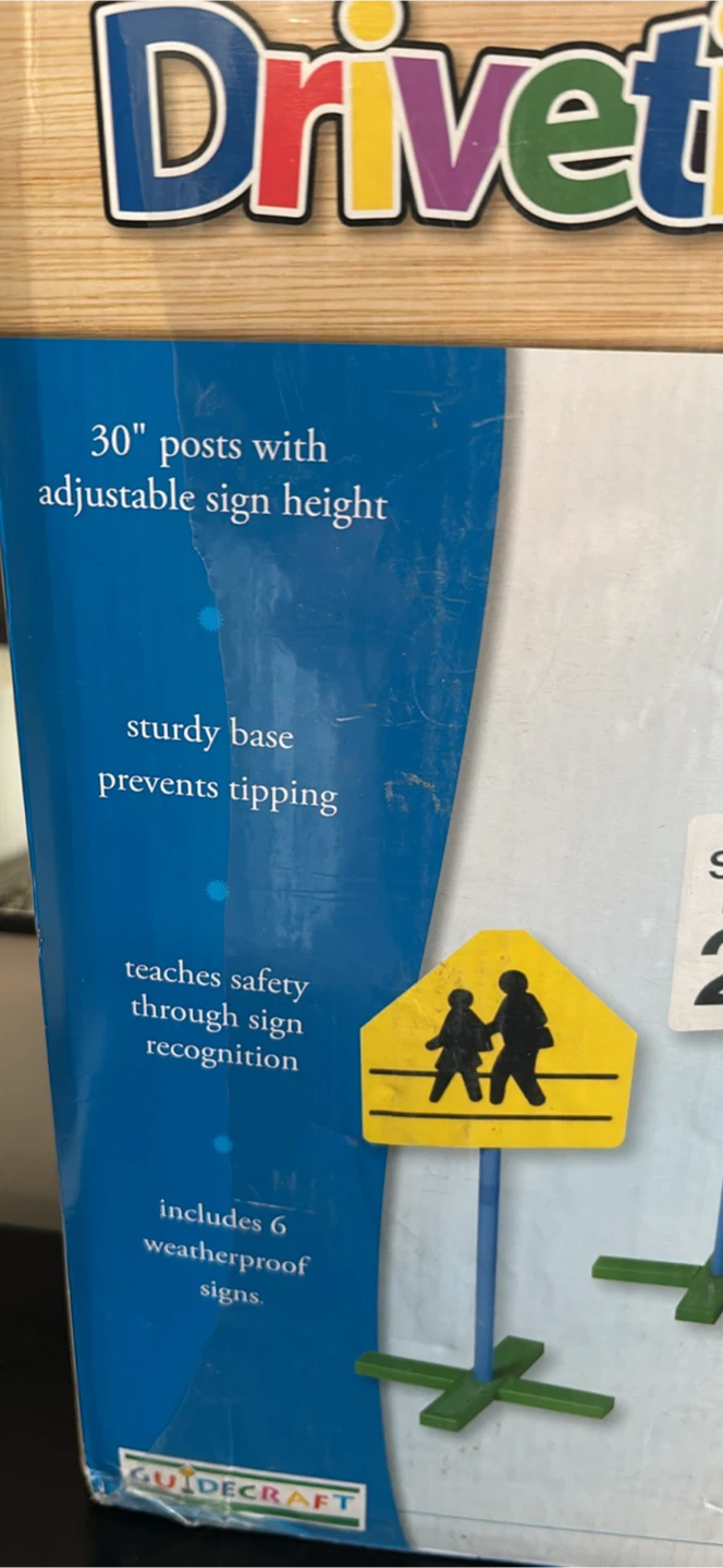 Guidecraft Drivetime Signs Educational Toy Set of 6 - photo 3