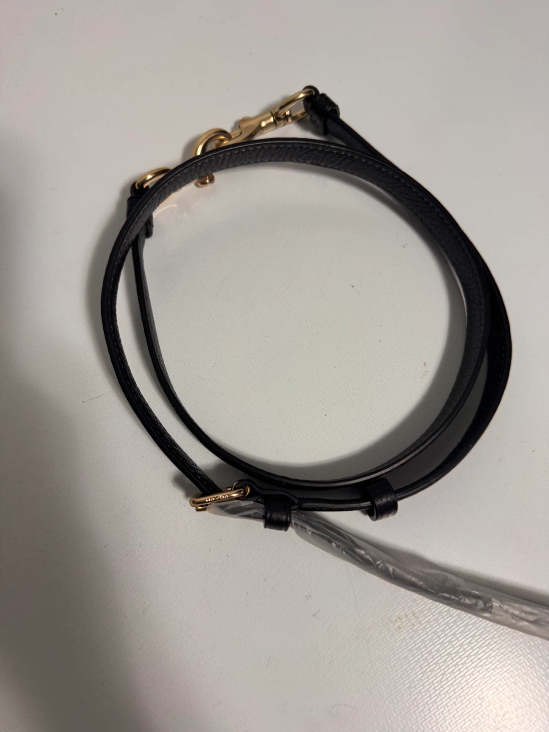 Coach Black Leather Shoulder Strap