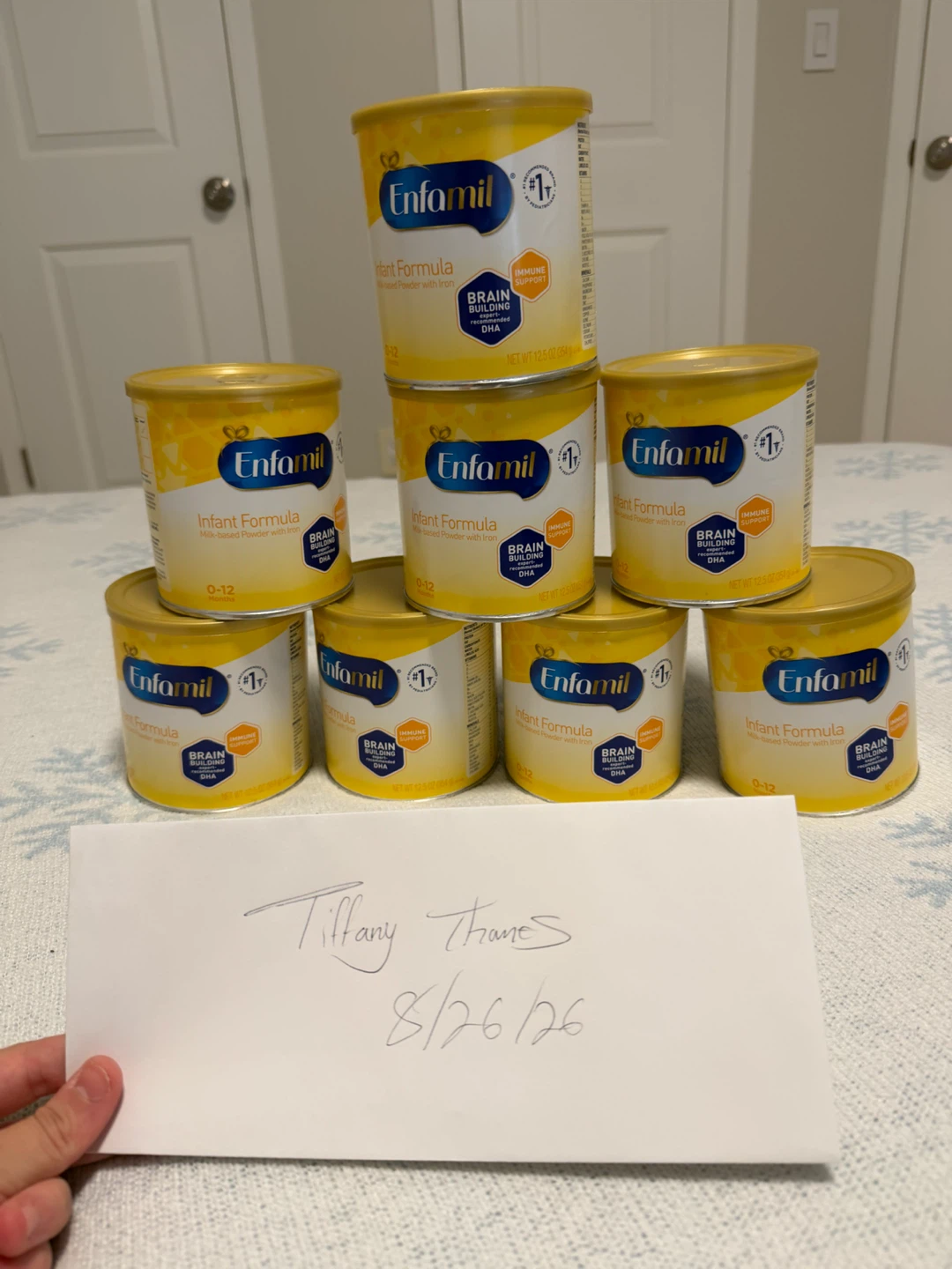 8 Enfamil Infant Formula 12.5 oz Cans