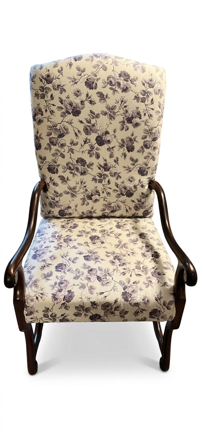 Floral Wingback Armchair - photo 3