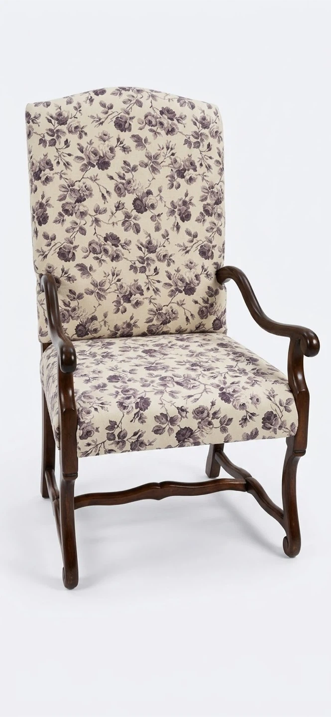 Floral Wingback Armchair - photo 4