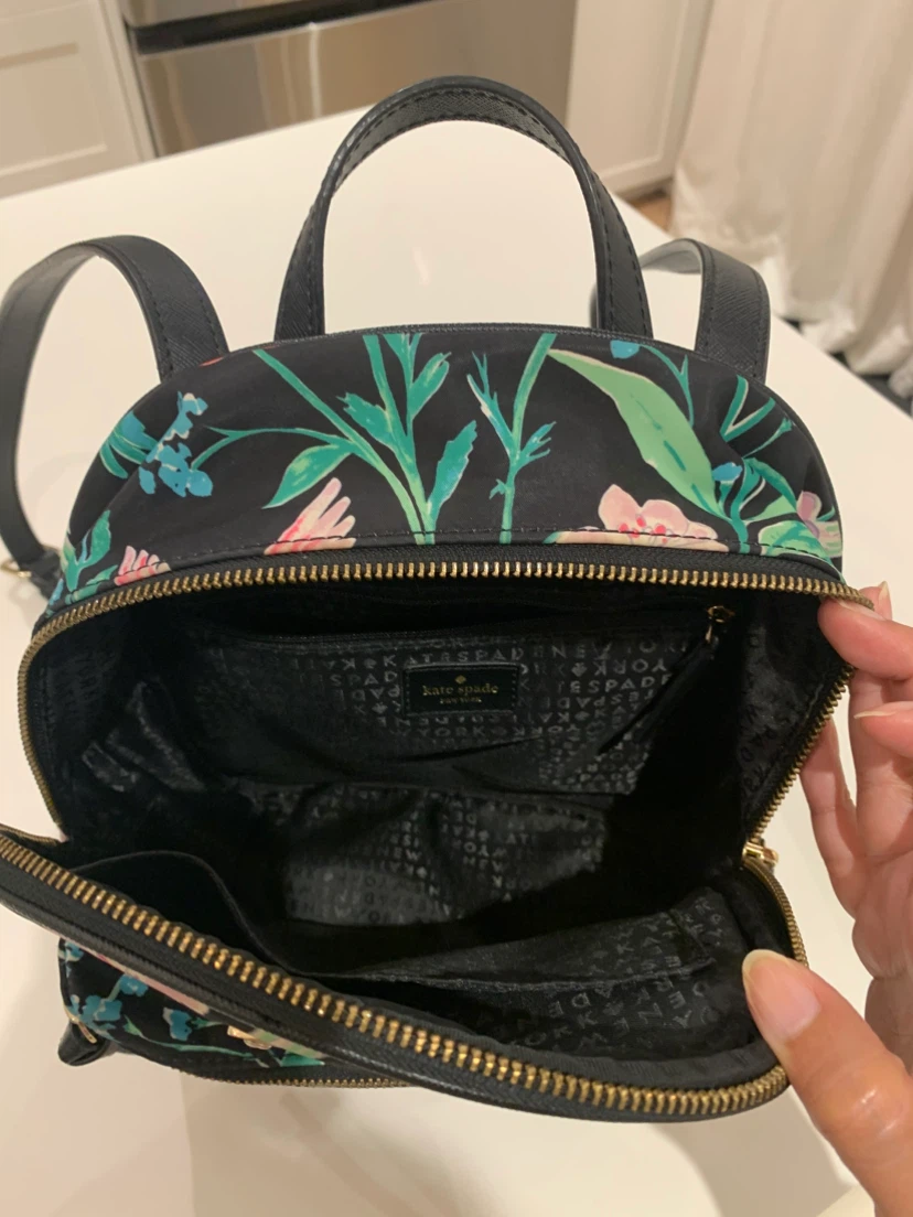 💚🍀 Kate Spade Hummingbird Floral Small Backpack 🍀💚 - photo 4