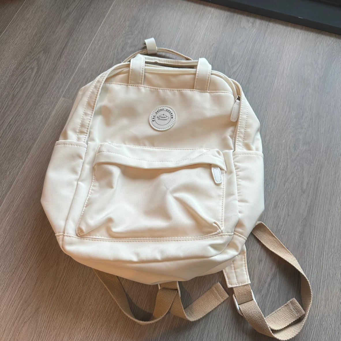The Solar System Backpack Cream