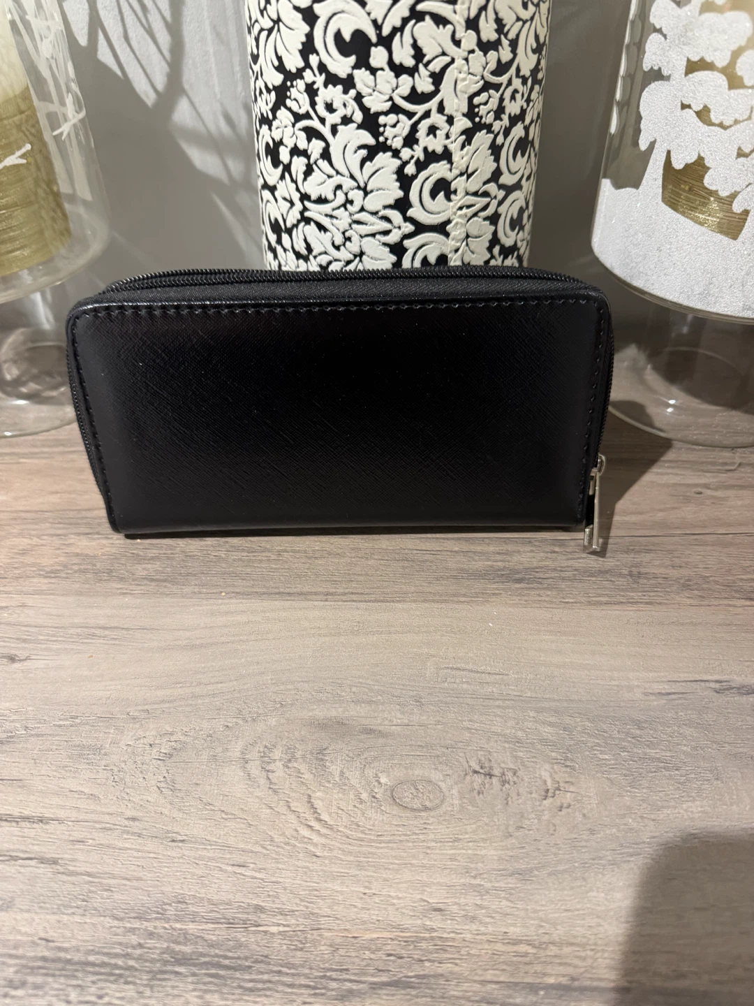 Black Zip-Around Wallet - photo 5