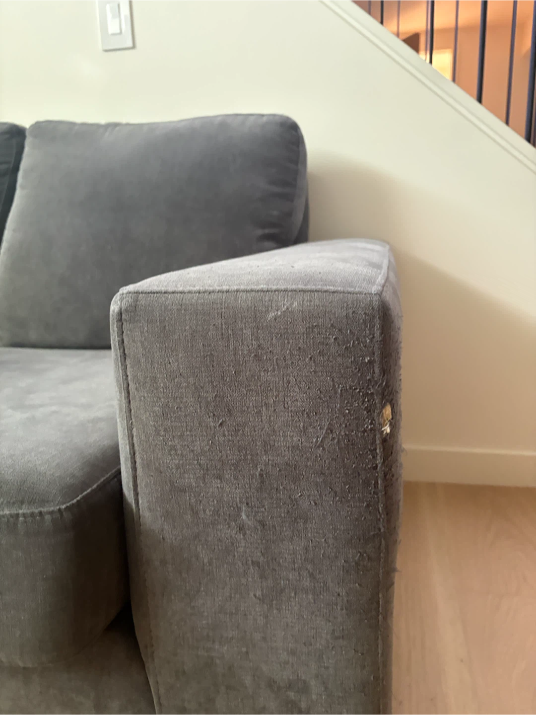 Grey Sectional Sofa - photo 4