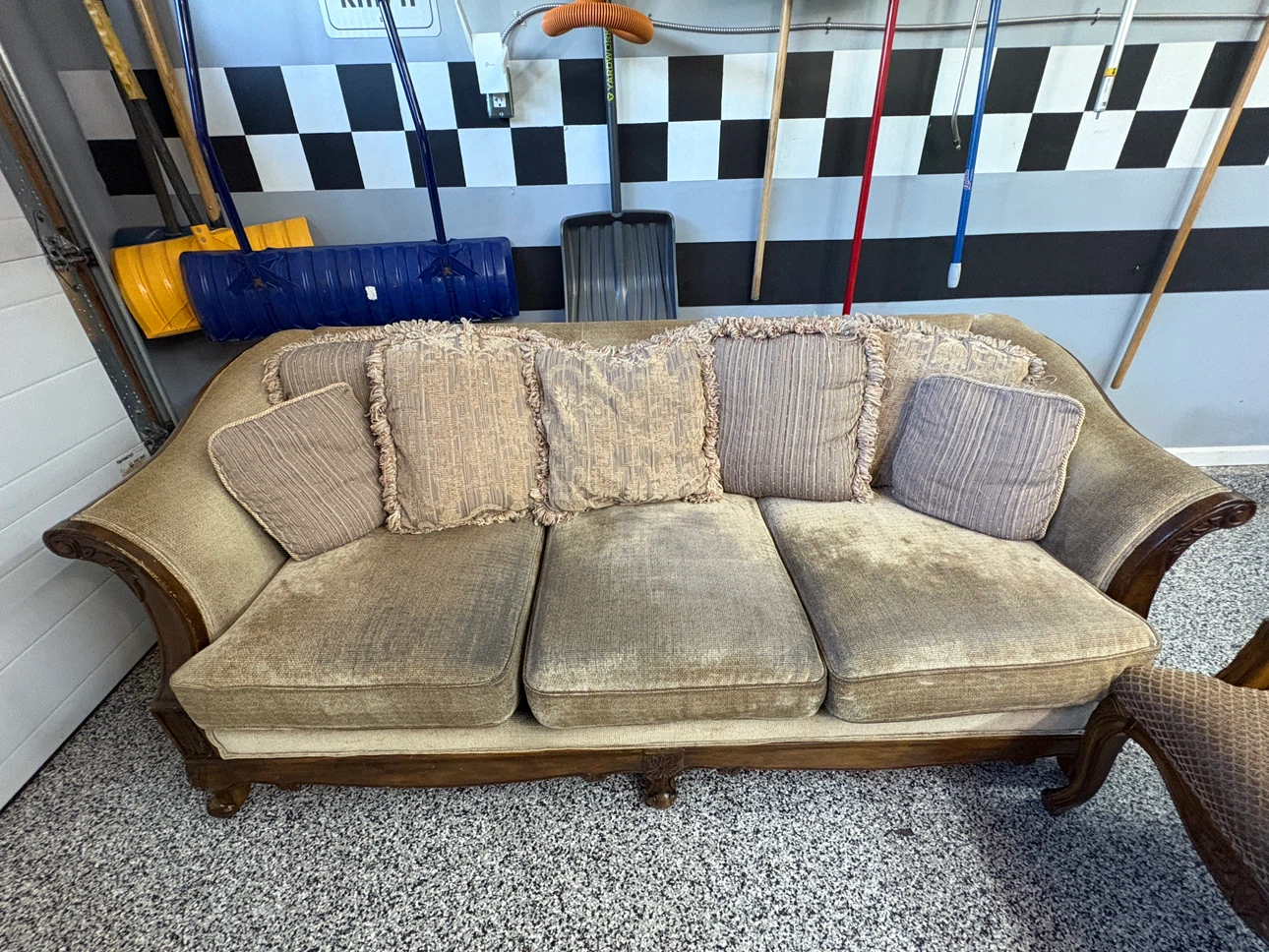 Vintage Accent Chairs and Sofa Set