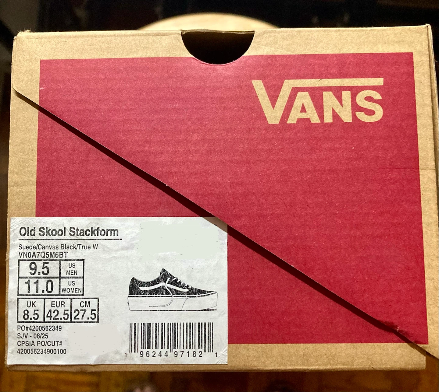 Vans Old Skool Stackform Suede/Canvas 1.5 inch Platform Sneakers - photo 2
