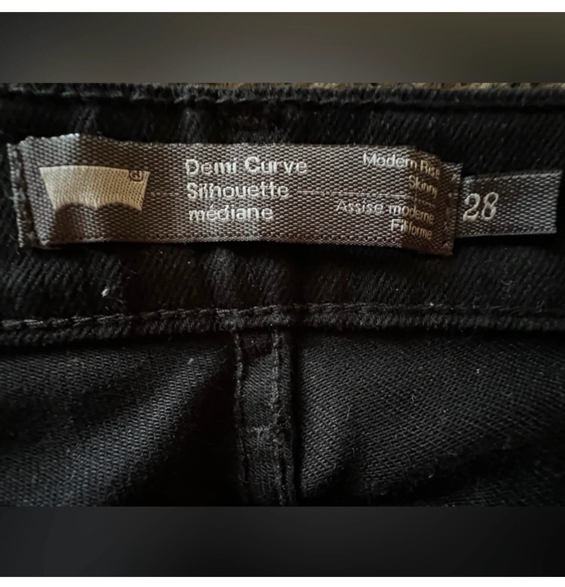 2 new Levi’s SanFrancisco modern rise-Blk-28 - photo 3