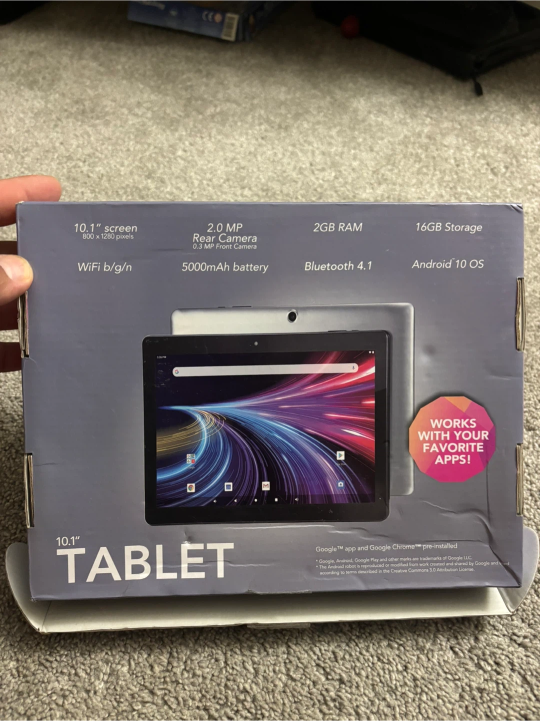 10.1" Tablet - 2GB RAM, 16GB Storage, Android 10 OS - photo 3