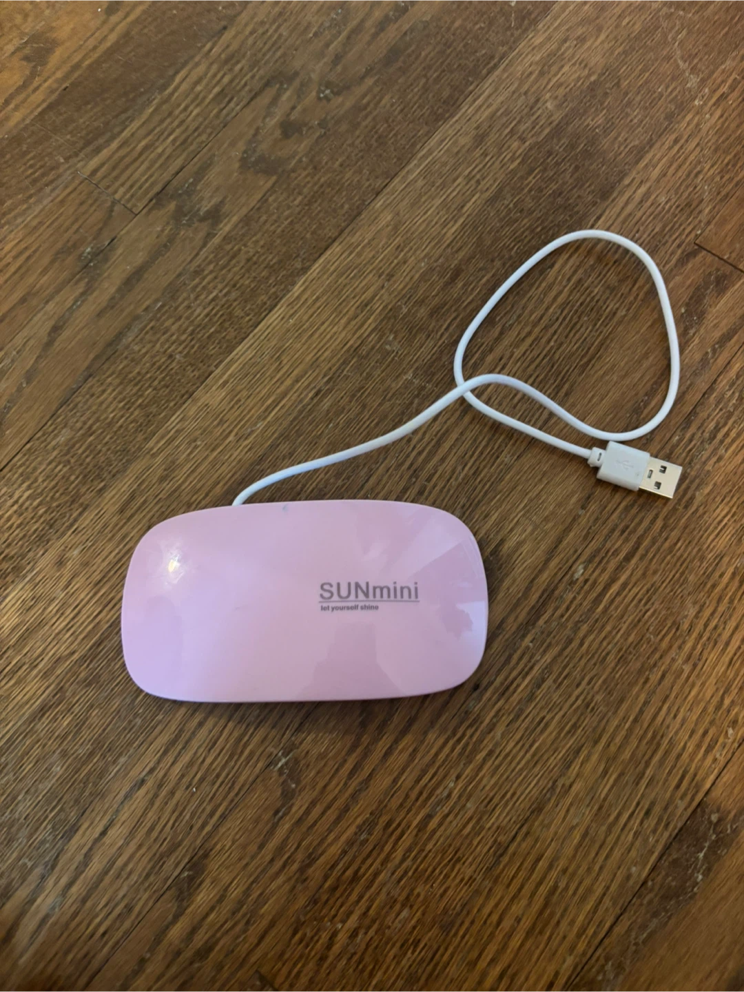 SUNmini Pink Mini LED Nail Lamp
