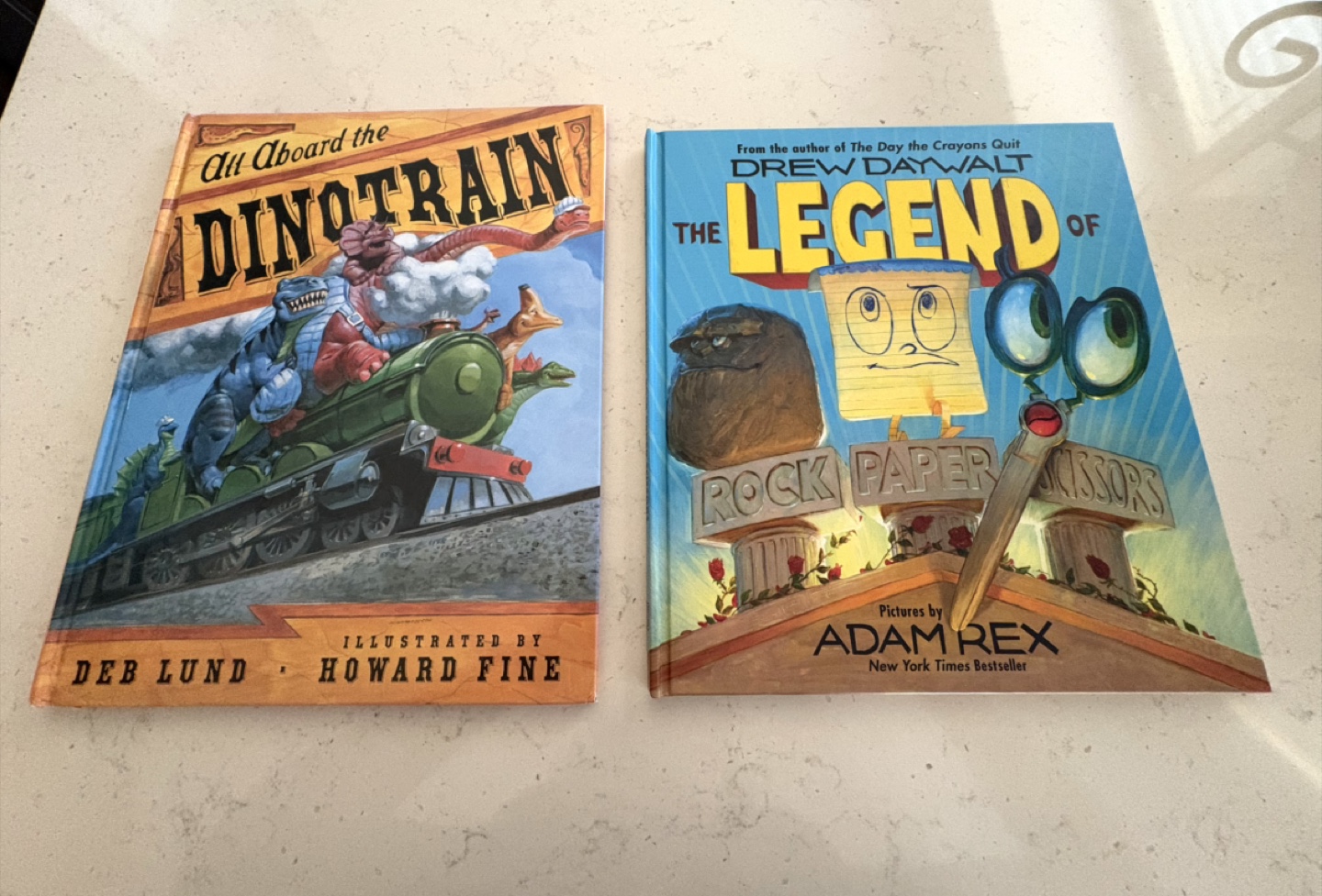 The Legend of Rock Paper Scissors & All Aboard the Dinotrain