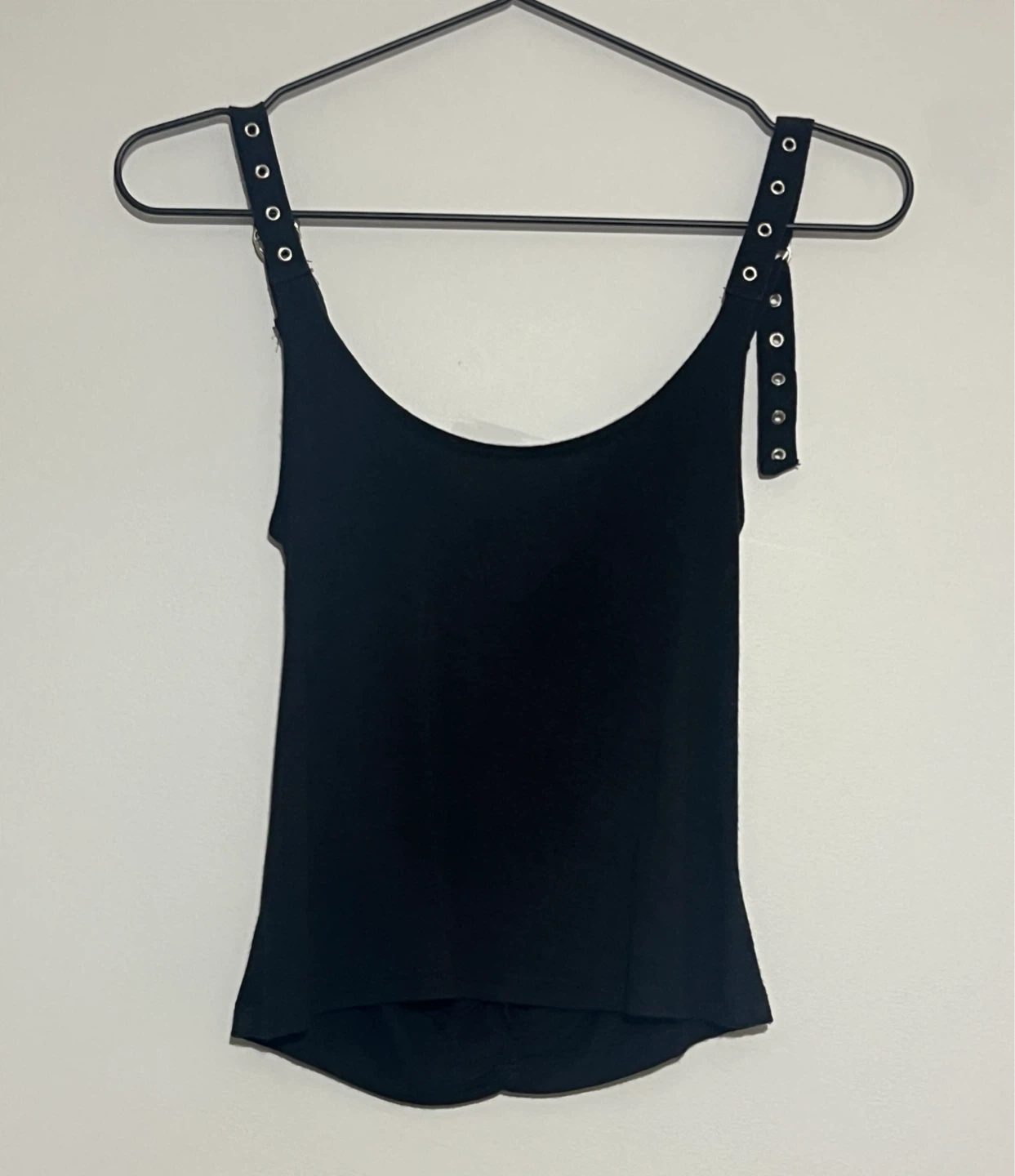Black Tank with Grommet Straps - photo 4