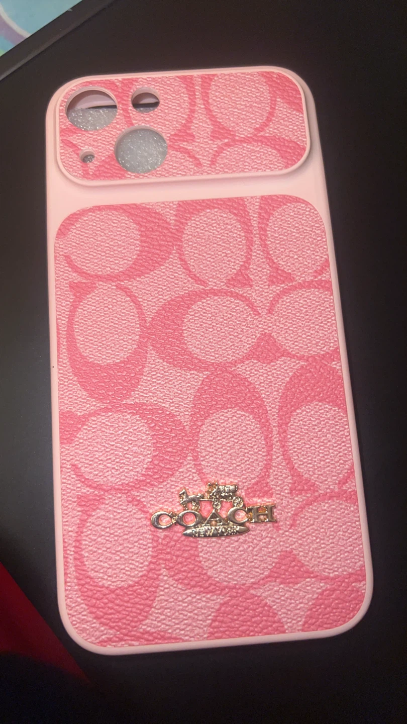 Coach iPhone Case Pink for IPhone 15