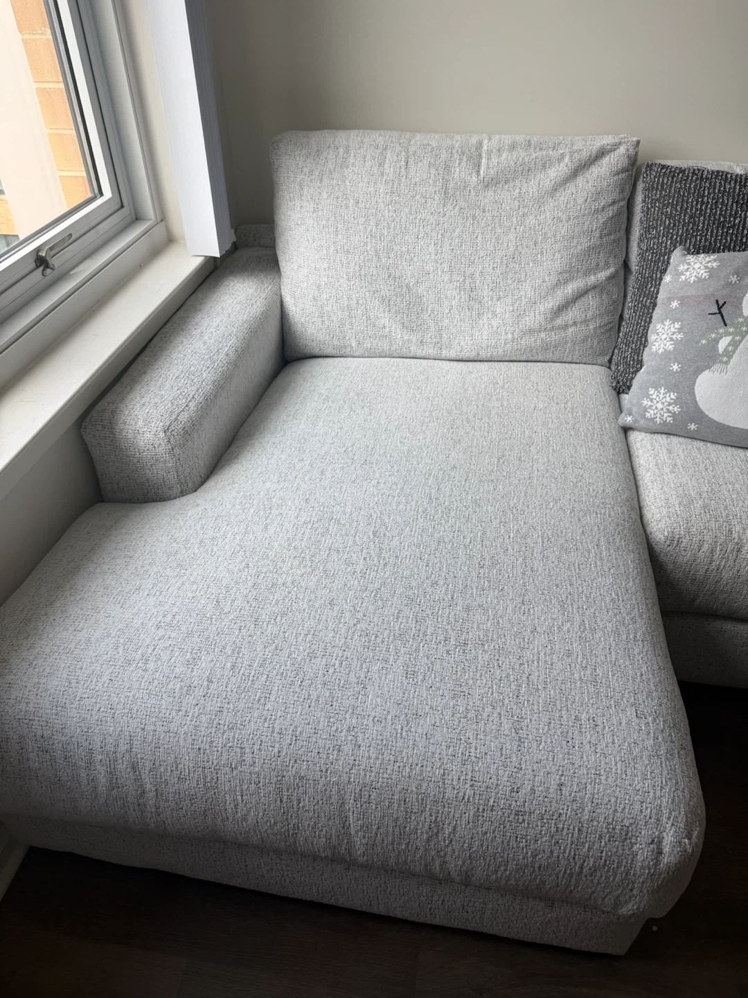 Bobs Furniture Mason Couch 123 inches 2 pieces