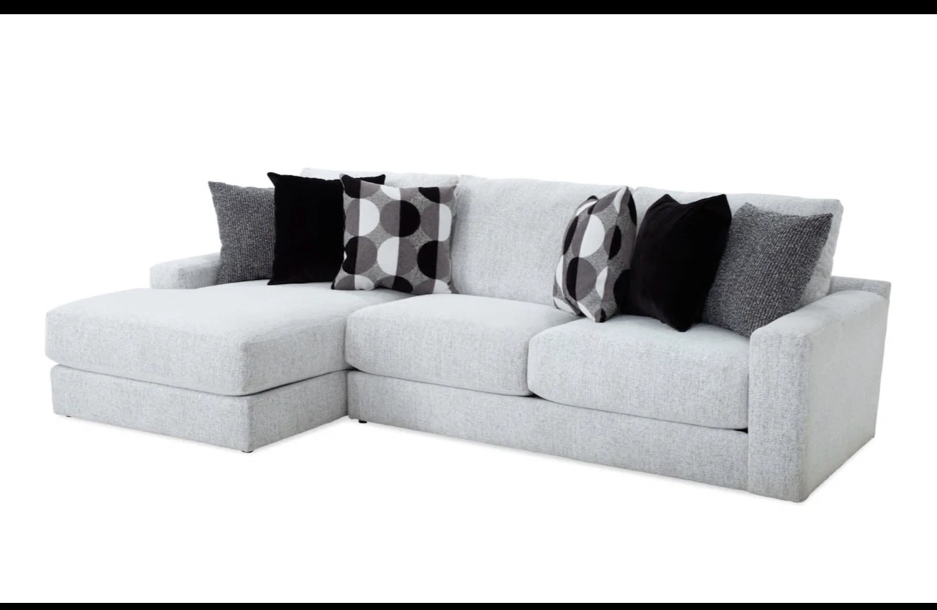 Bobs Furniture Mason Couch 123 inches 2 pieces - photo 3