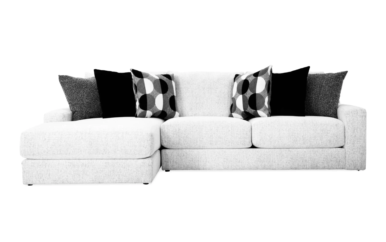Bobs Furniture Mason Couch 123 inches 2 pieces - photo 2
