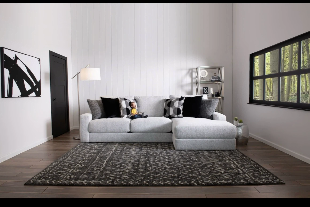Bobs Furniture Mason Couch 123 inches 2 pieces - photo 5