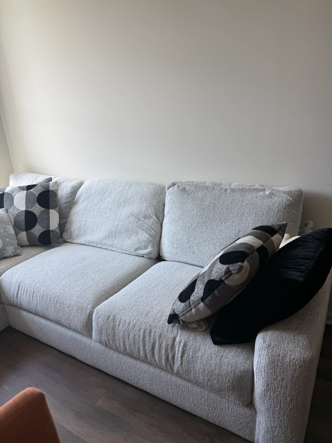 Bobs Furniture Mason Couch 123 inches 2 pieces - photo 4
