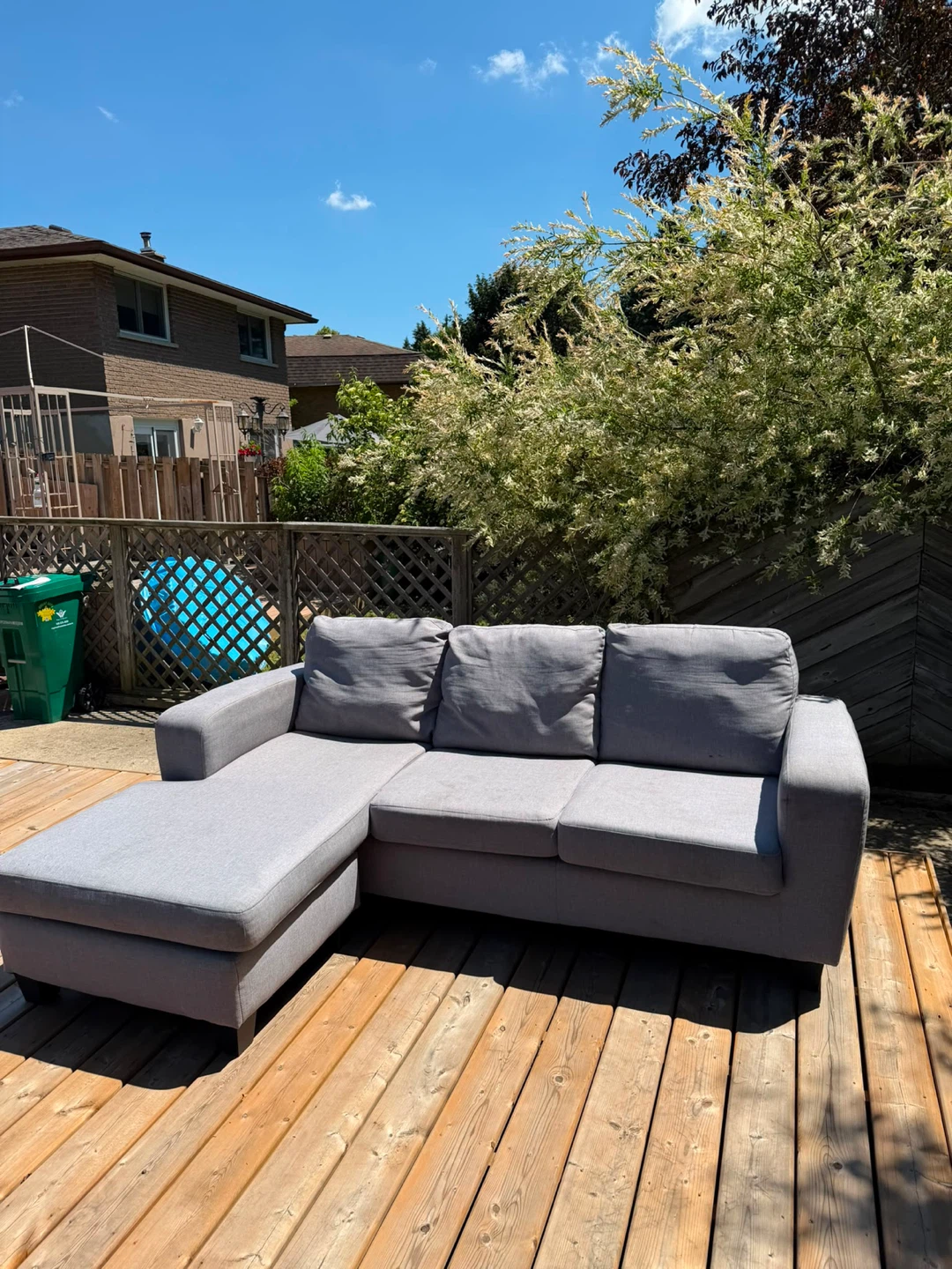 Grey Sectional Sofa - photo 2