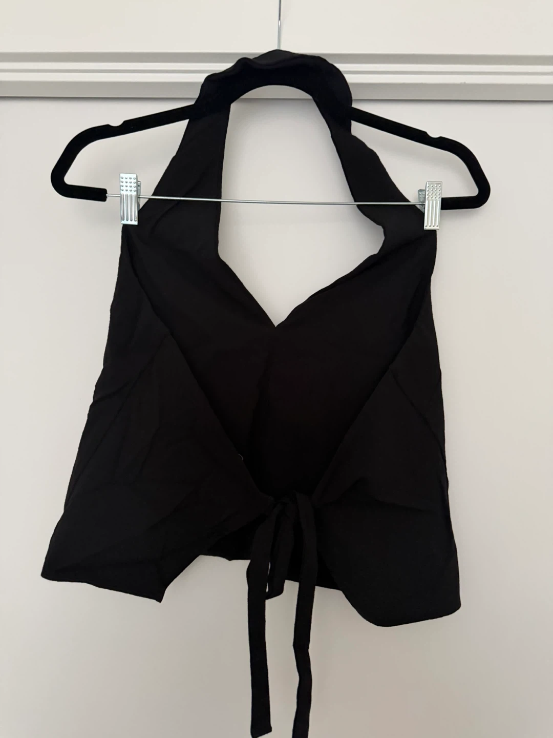 ZARA Black Halter Neck Top - photo 2