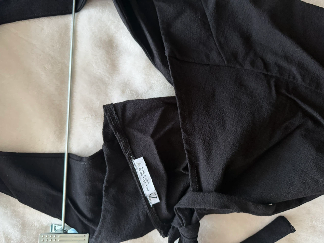 ZARA Black Halter Neck Top - photo 3