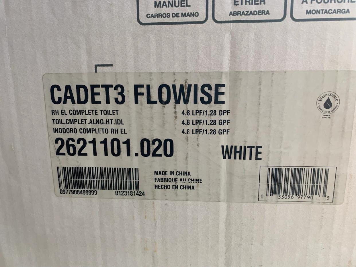 American Standard Cadet3 Flowise Toilet - White - photo 3