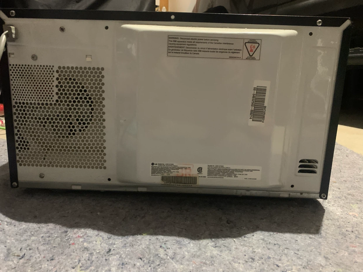 LG Stainless Steel Microwave - photo 5
