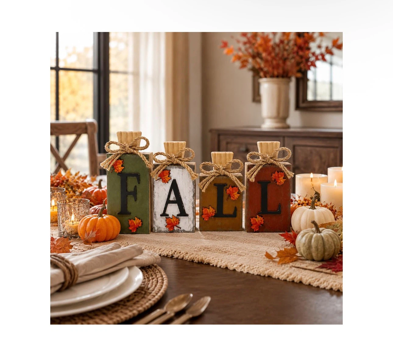 Brand new 4 Pcs Fall Decorations for Home - photo 3