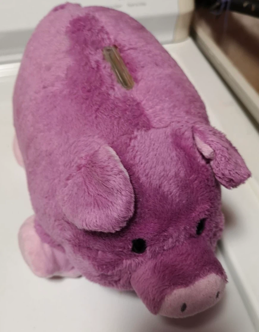Plush Piggy Bank