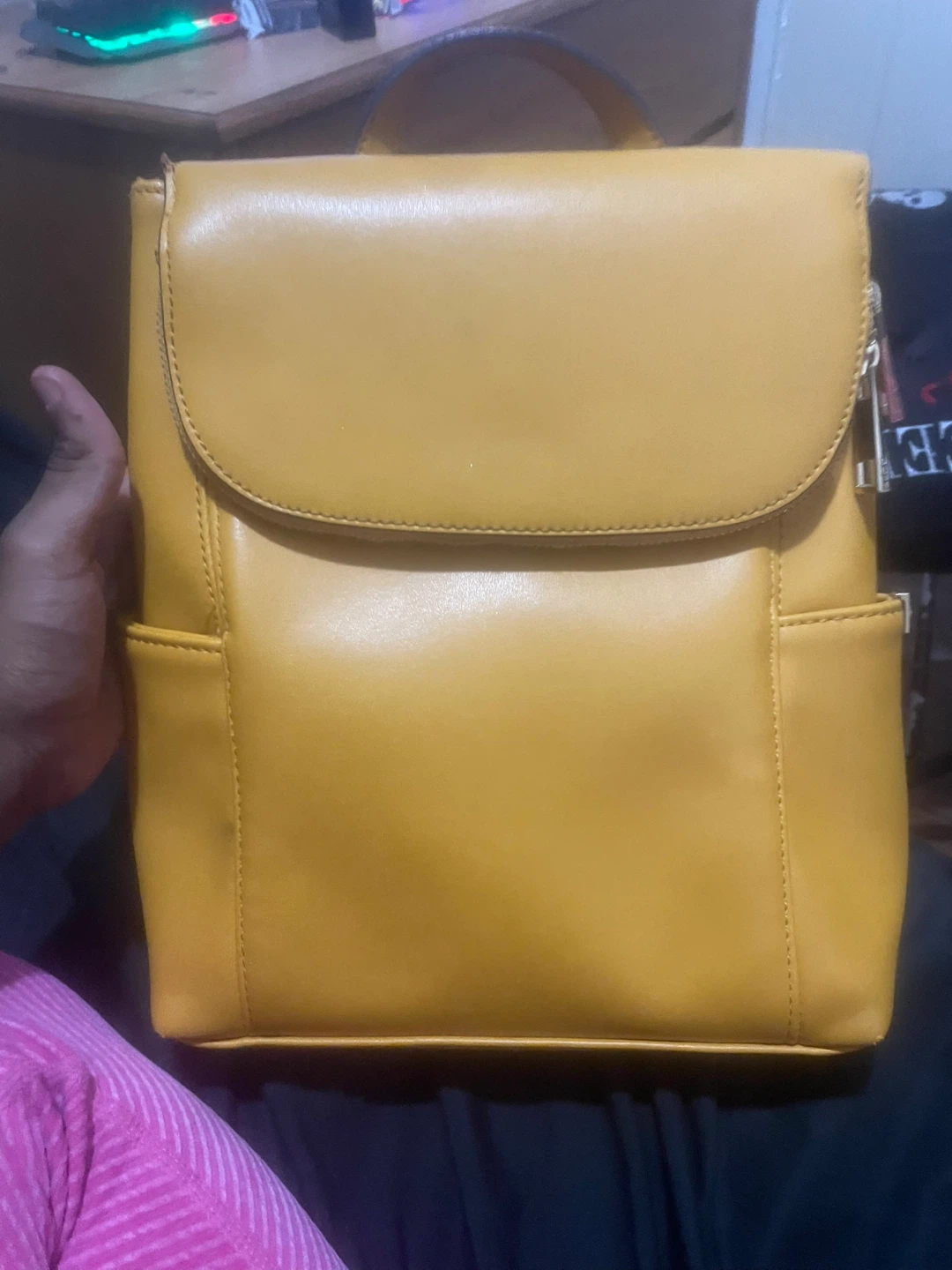 Yellow ALDO Backpack