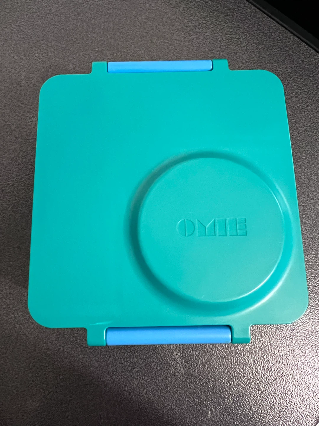 OmieBox Kids Insulated Bento Lunch Box – Teal/Blue – Brand New