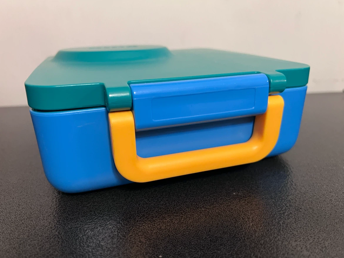 OmieBox Kids Insulated Bento Lunch Box – Teal/Blue – Brand New - photo 3