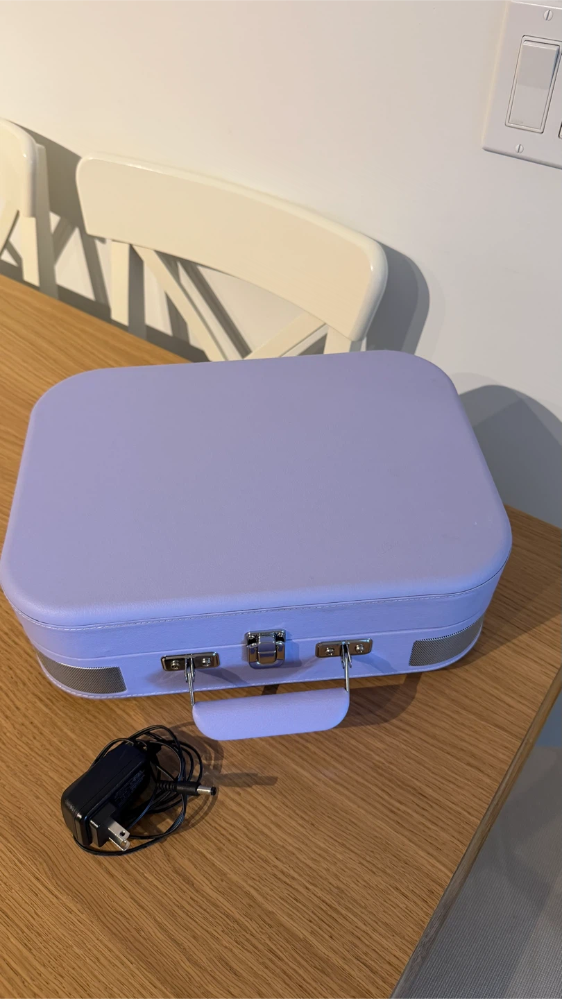 Portable Record Player with Bluetooth - photo 2
