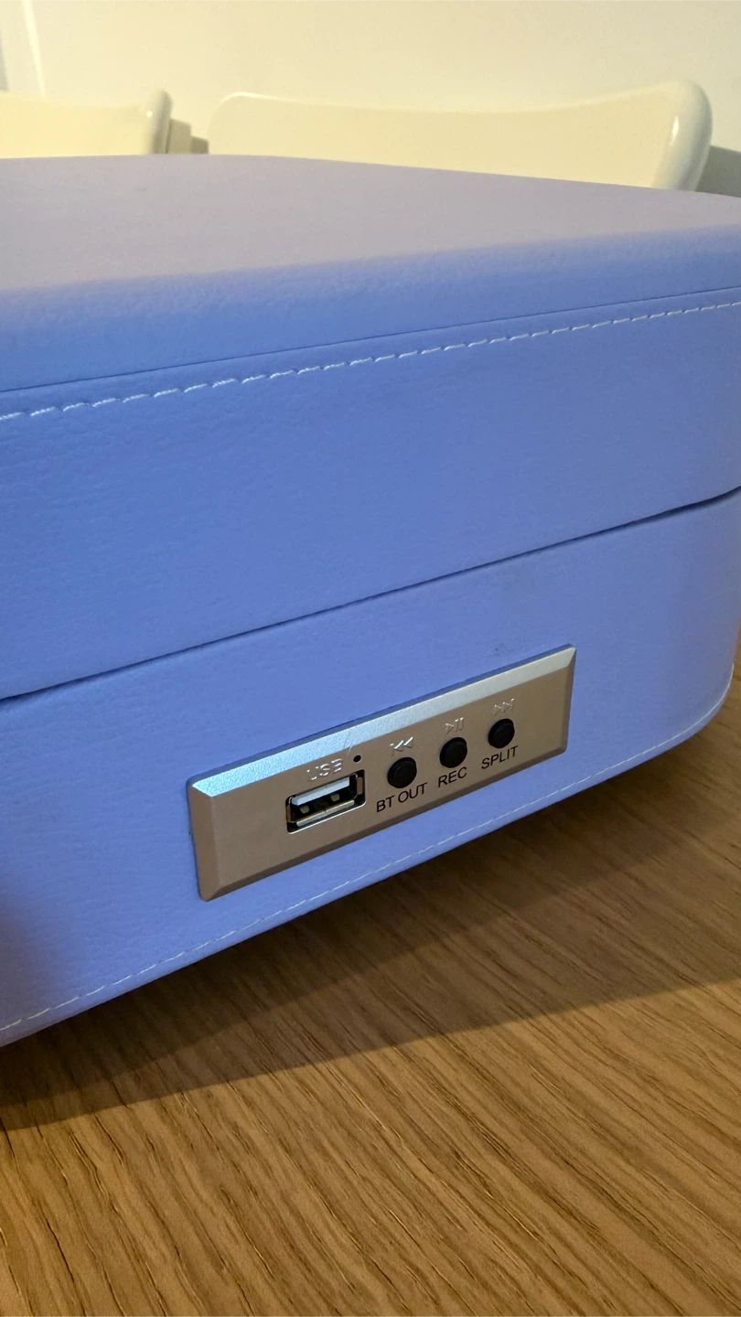 Portable Record Player with Bluetooth - photo 3
