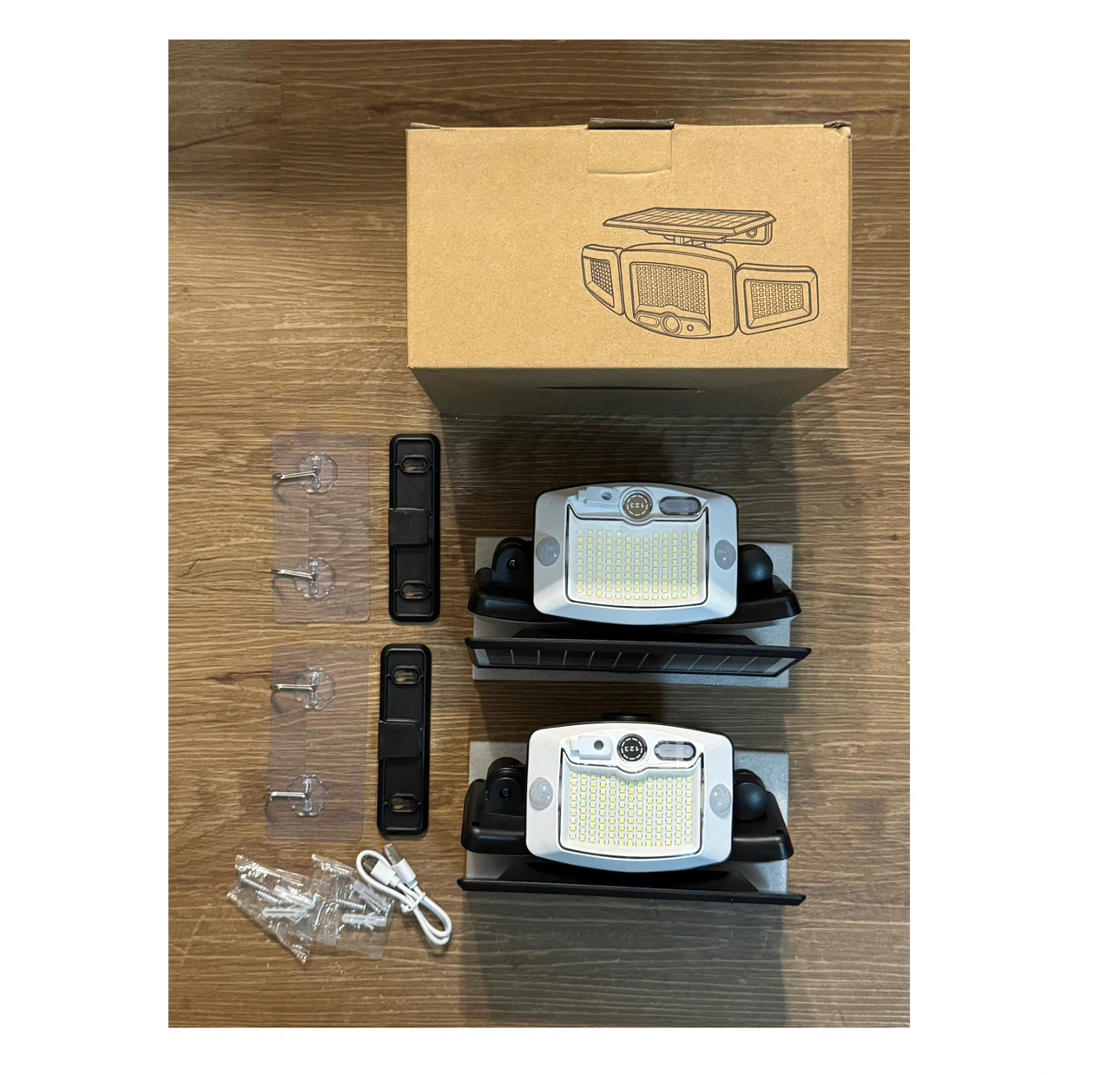 Brand new 2 PCS Solar Lights Outdoor Waterproof - photo 2